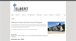 Desktop Screenshot of elbertchurch.org