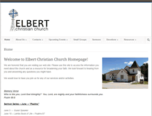 Tablet Screenshot of elbertchurch.org